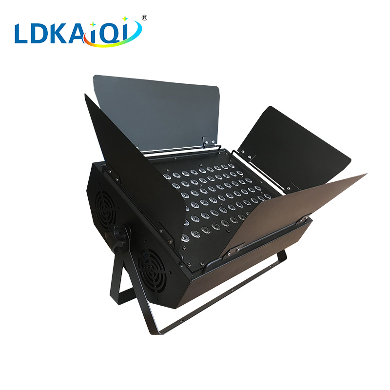 LED wall washer light with barn door 72X3W RGB 3in1