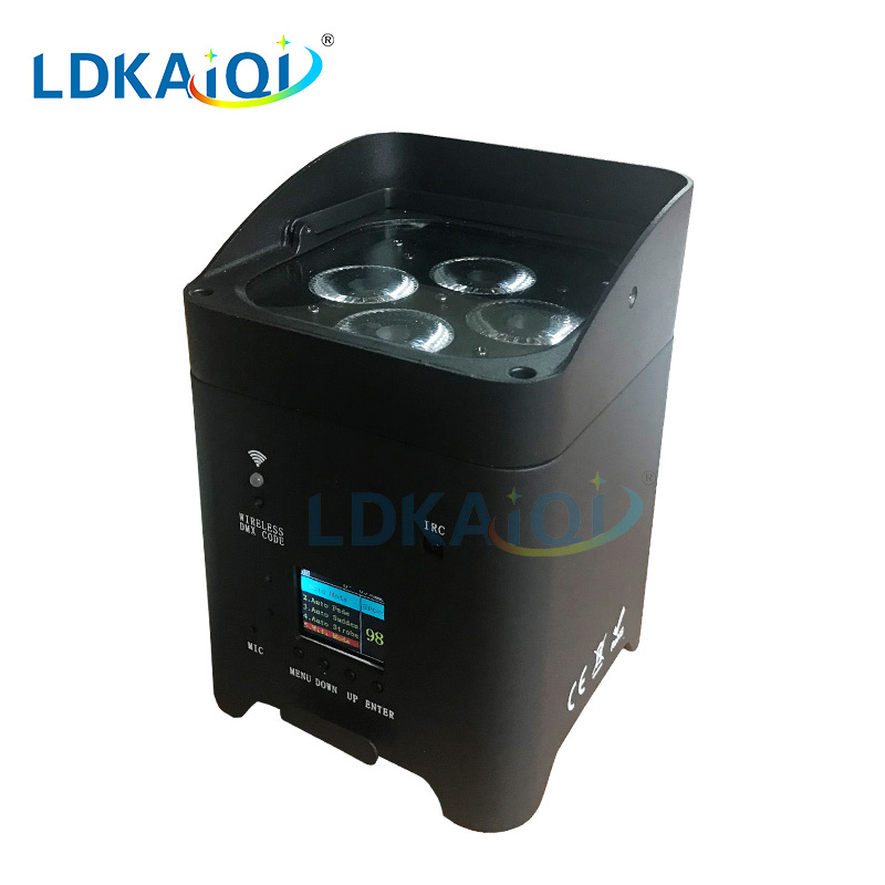 led uplight battery wireless wifi and remote control 4X12W