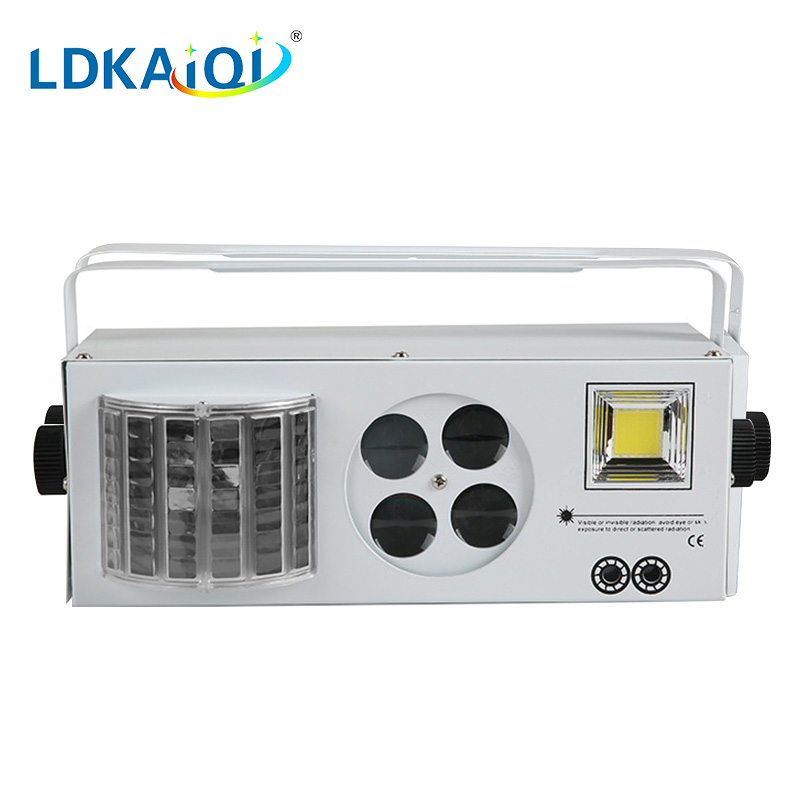 Led & Laser & Strobe &Gobos lights 4in1 effect light
