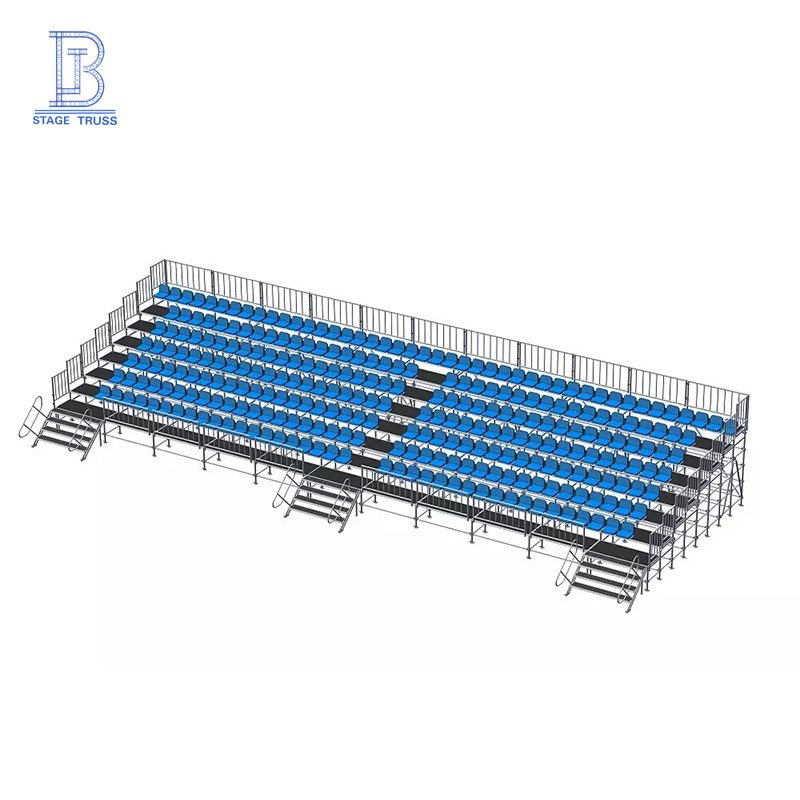 Outdoor event gym bleachers retractable folding stadium bleacher seats chairs used bleachers