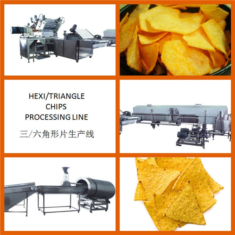 HANDYWARE China Manufacturer Hexagon Potato Chips Processing Line Corn Chips Processing image15