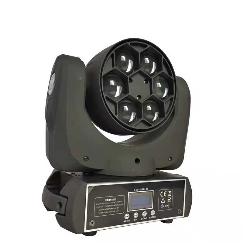 6Pcs 15W Led Mini Bee eye Moving Head Light
