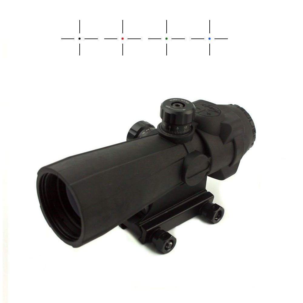 Long Xiang Optics 5x Wide Filed Of View Red Dot Scope With Magnification  141-5x40 Tactical Scopes image6