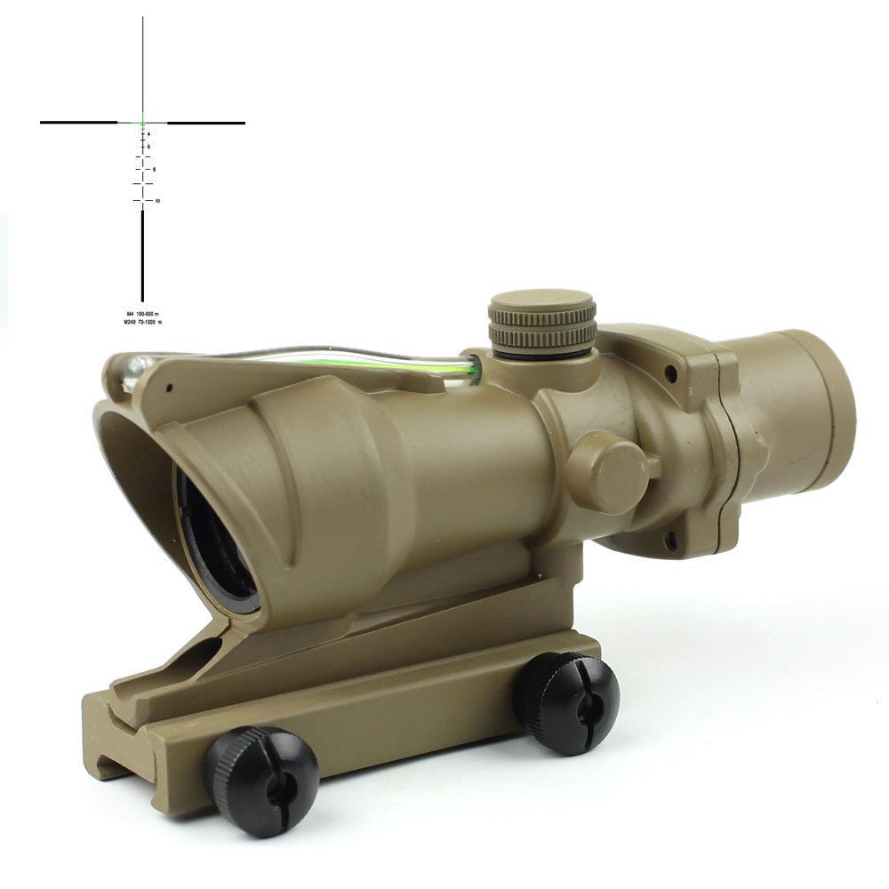 Long Xiang Optics 4x32 Fiber Power Acog Scope Telescopic Sight   4x32C1A Tactical Scopes image5