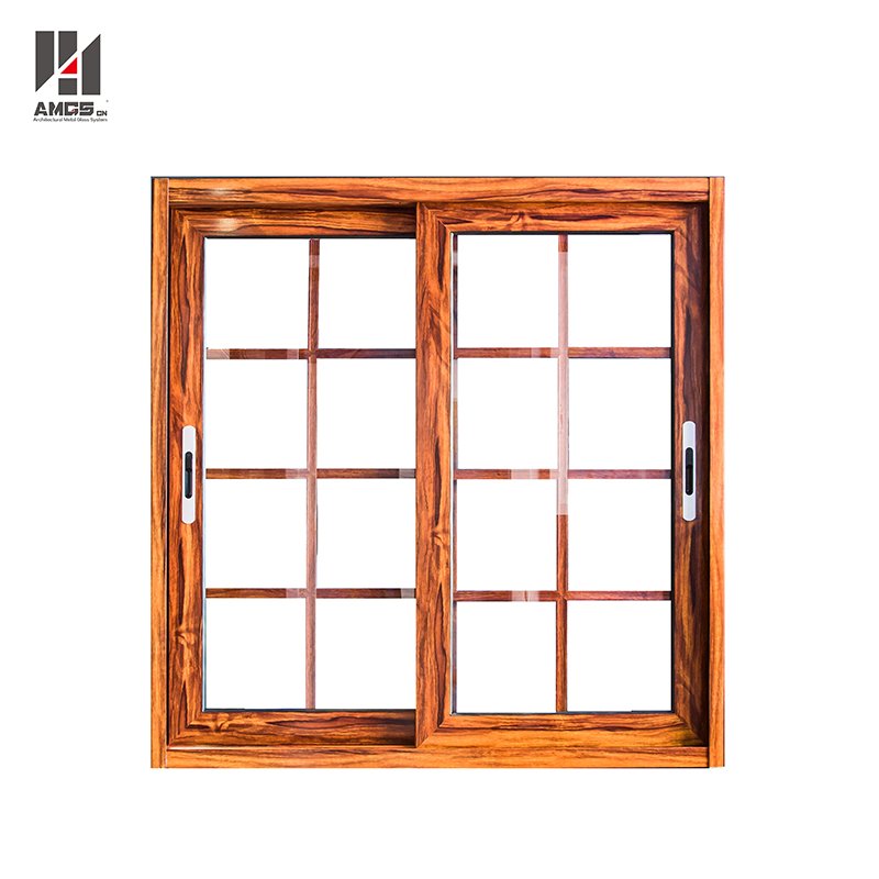 AMGS Modern French Style Aluminium Alloy Sliding Window Grill Design Aluminum Sliding Windows image20