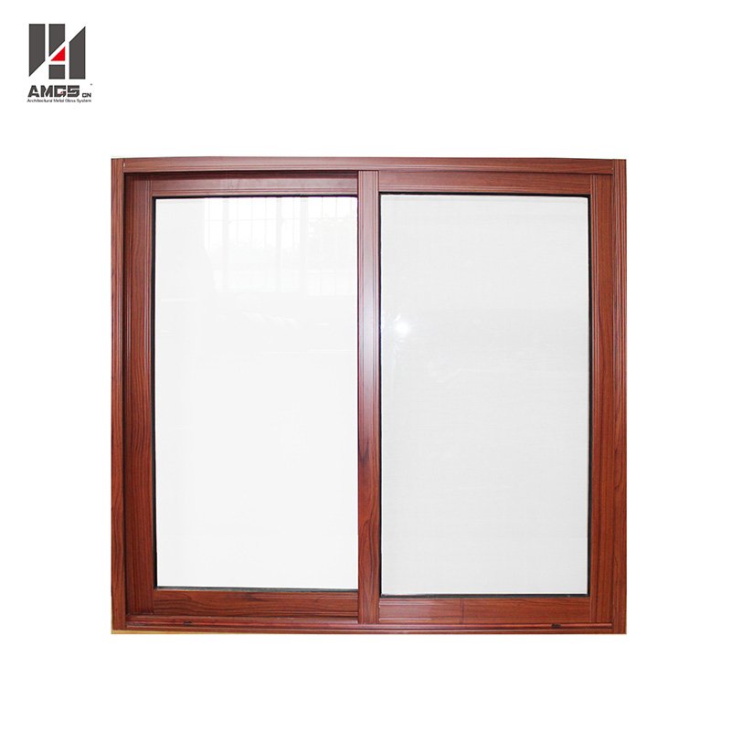 AMGS Modern Wood Grain Aluminum Sliding Windows Aluminum Sliding Windows image16