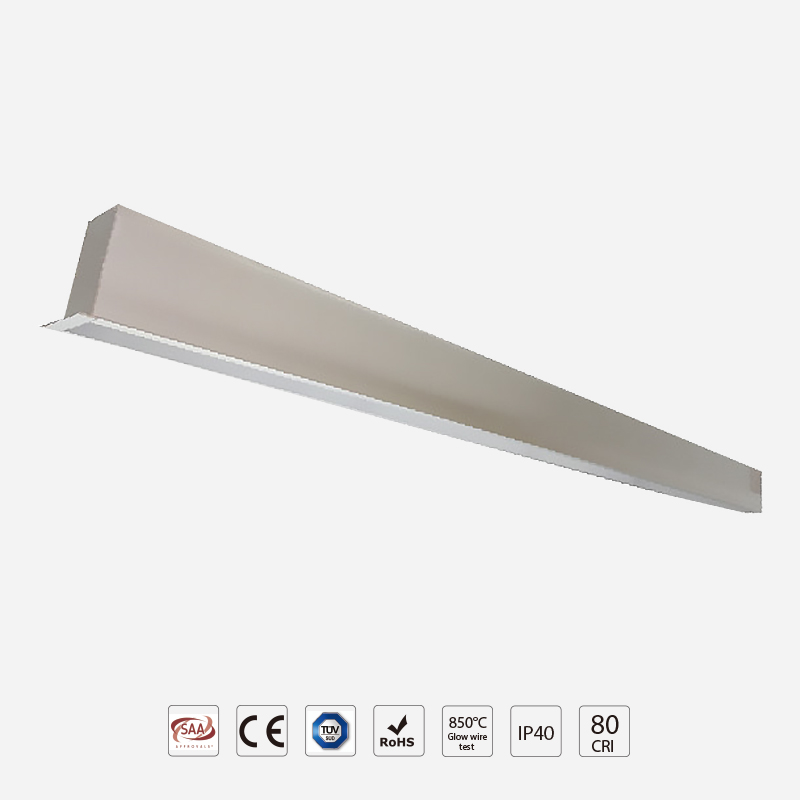 Recessed LED Linear Light RA90 Optional LW50