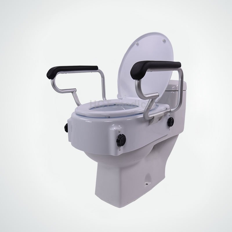 HCT Medical Raised Toilet Seat with Handrails HCT-7060H Raised Toilet Seat image6