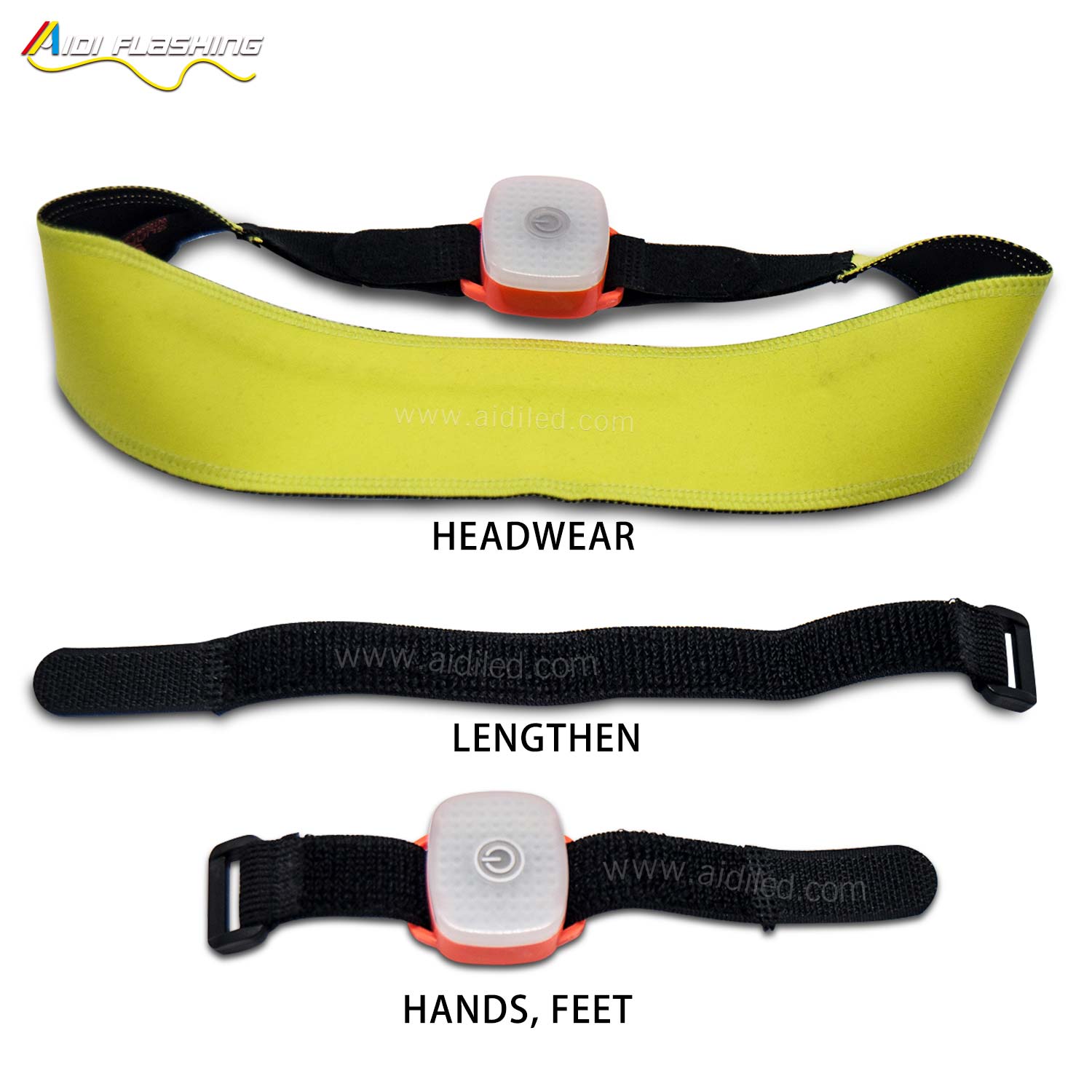Safety  head Led sweatband AIDI-S19