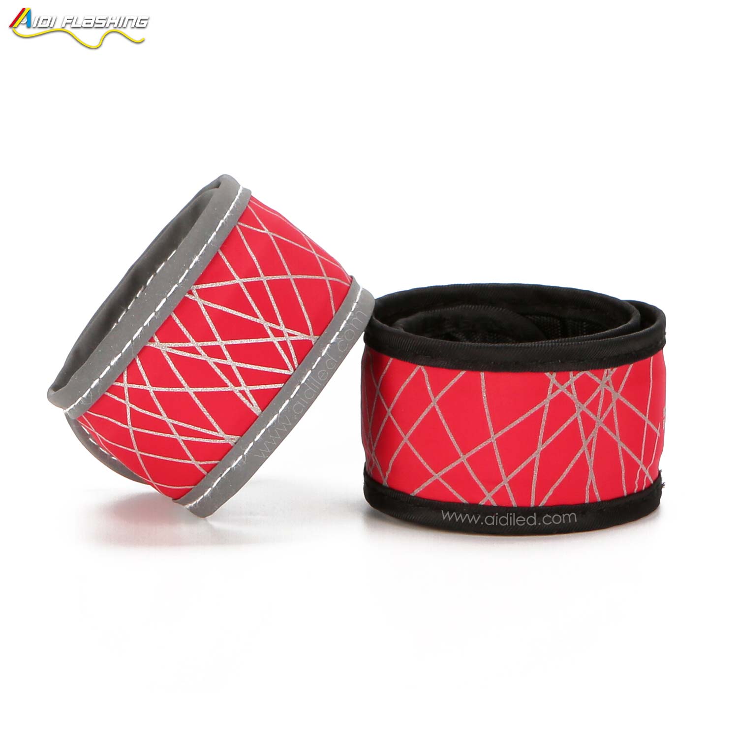 Led hot-pressing slap band with reflective printing AIDI-S7