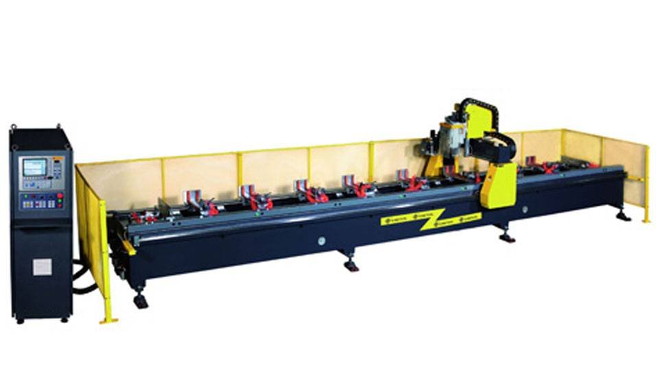 kingtool aluminium machinery KT-630R 3-Axis CNC Aluminum Profile Machining Center Router Aluminium CNC Router image17