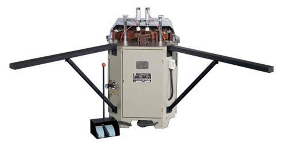 kingtool aluminium machinery KT-333A Thermal-Break Al Profile Corner Crimping Machine in Heavy Duty Aluminum Crimping Machine image1