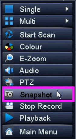 Ansjer-How To Take Snap Shots And Where To Find Them On Dvr System