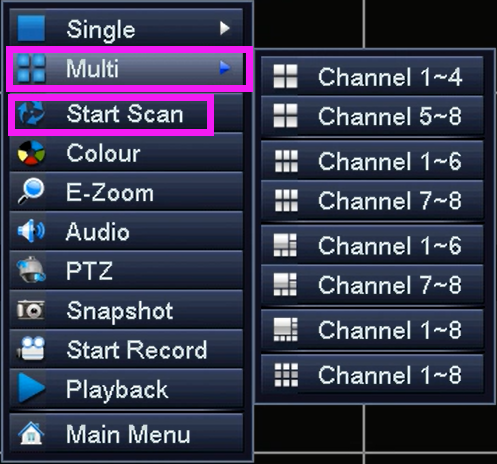 Ansjer-How To Set Up scan Function On Dvr-1