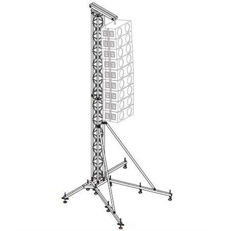 Aluminum alloy  Spigot Stage Lighting Pillar Audio New Line Array Speaker Stand Truss（ST-3）