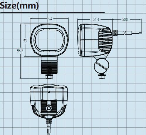 HONGCHANG-Find Led Forklift Blue Red Safety Lights | Manufacture-2
