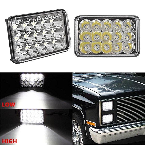HONGCHANG-Dot Approve 4x6 Inch Cree Rectangular Led Headlights Seal Beam