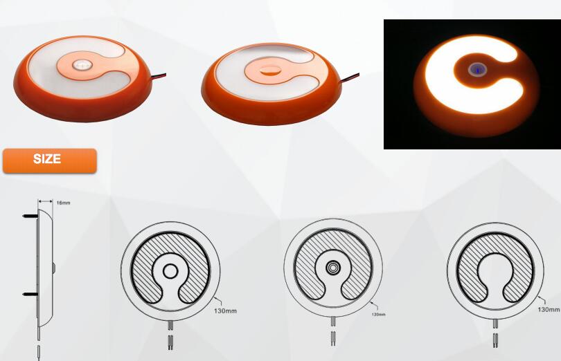 HONGCHANG-Marine Ceiling Light Led Dome Light Dimmable For Boat-1