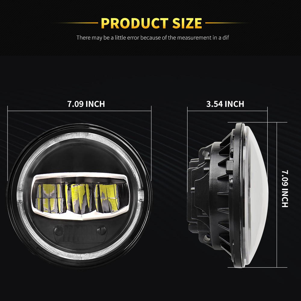 HONGCHANG-Wrangler Led Headlights Jeep Colored Headlights From Hc Car