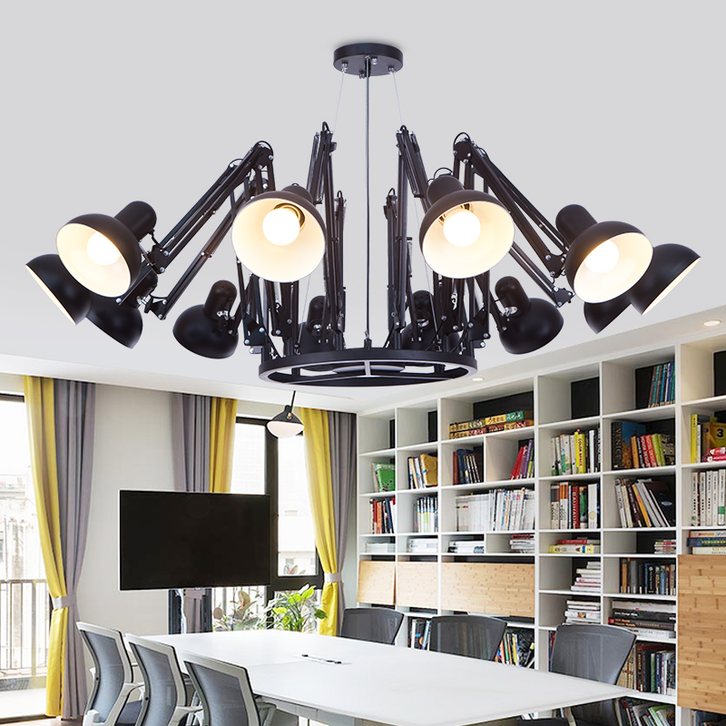 MS26-12 Vintage Brass Copper Iron Hanging Large Golden Rustic Pendant Light