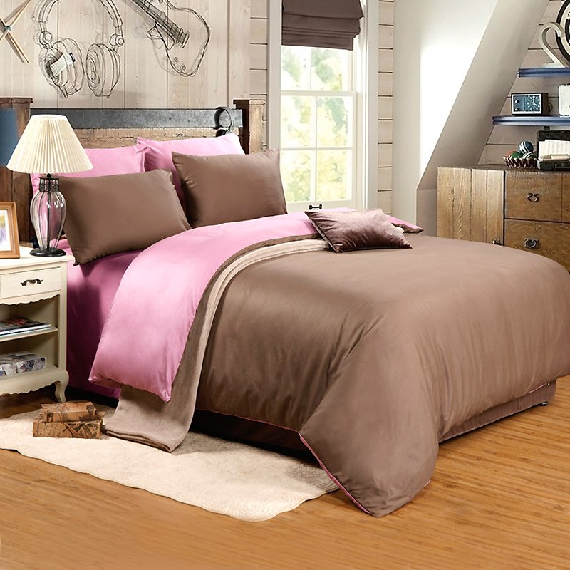 Daphne 300 Thread Count Egyptian Bed Sheet Set DEA_4013 Solid Color Bedding image8