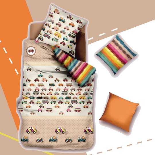 Daphne 100% cotton reactive print #130331 Kids Bedding Set image7