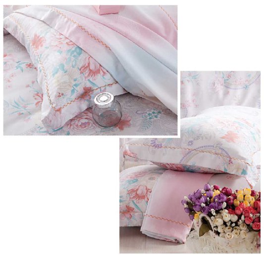 Daphne lovely&soft duvet cover set in 100% bamboo #ZT-1106 Other Material Printed image80