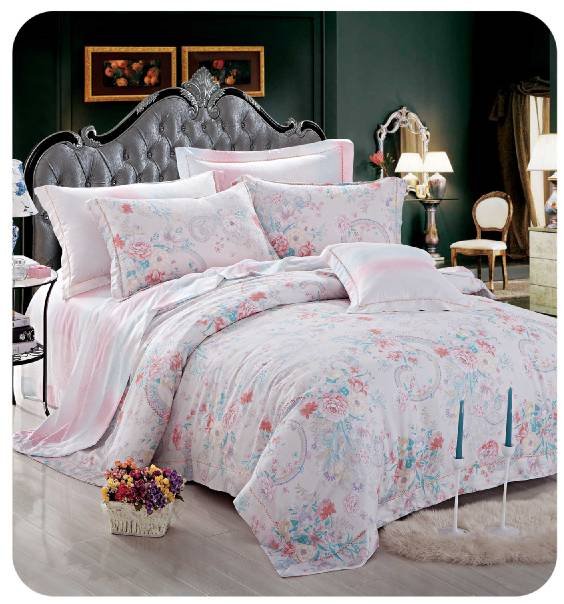 Daphne lovely&soft duvet cover set in 100% bamboo #ZT-1106 Other Material Printed image80