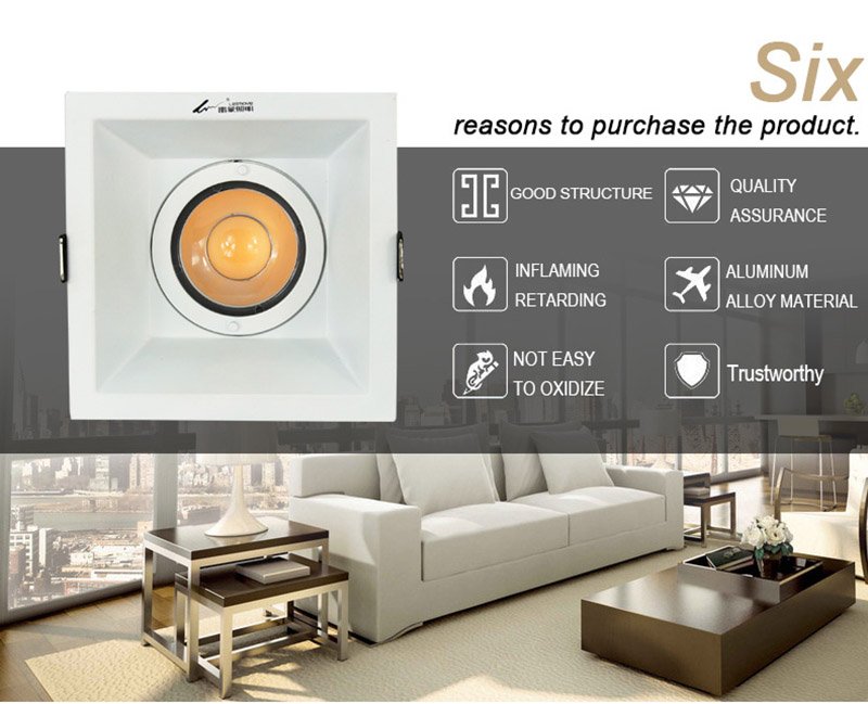 Leimove-Anti-glare Cri90 Flicker Free 500lm 5w Led Downlight | Leimove-2