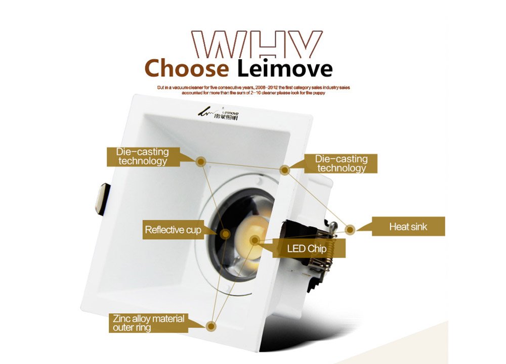 Leimove-Anti-glare Cri90 Flicker Free 500lm 5w Led Downlight | Leimove-6