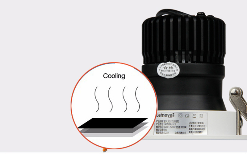 Leimove-High Luminance Commercial Recessed 15w Cob Led Downlight-4