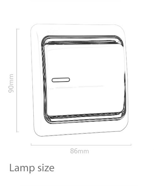 Leimove-10A One Gang 2 Way Electrician Wall Switch - Leimove Lighting-1