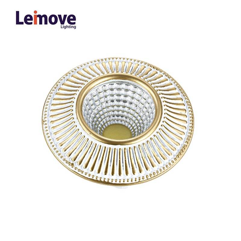 2017 New Cob Dimmable Led Downlight With 120mm Cut Out LM8018 Pearl Silver/Gold