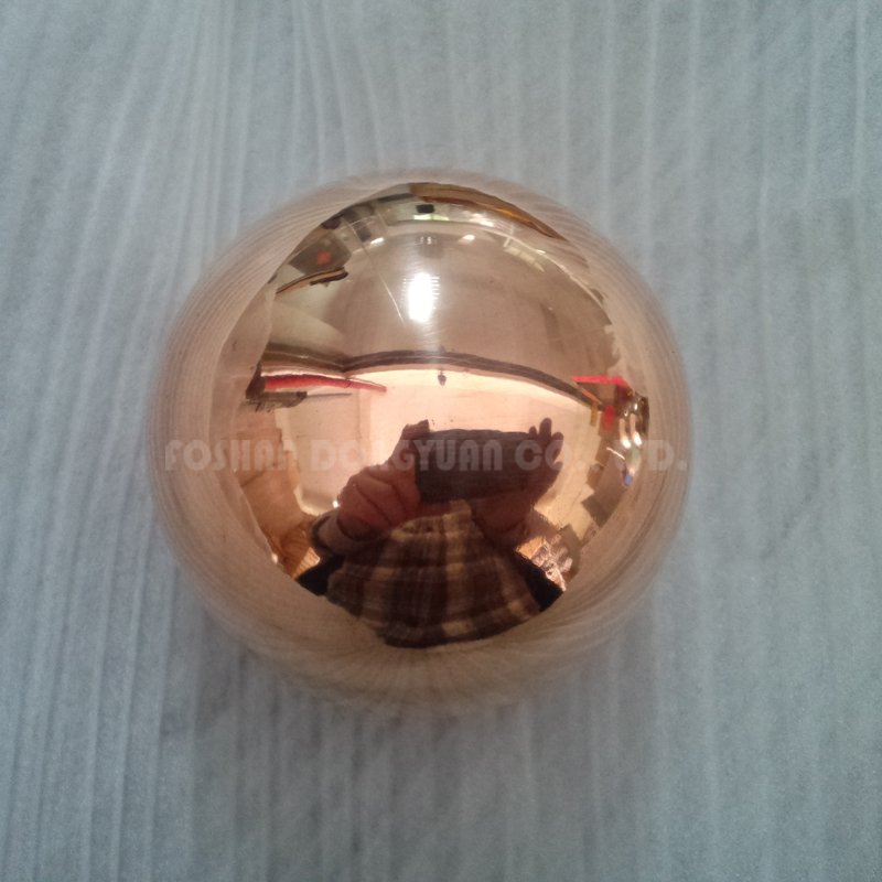 DONGYUAN 60mm Mirror Polished Copper Ball Carbon  / Brass /Alu  Ball image10