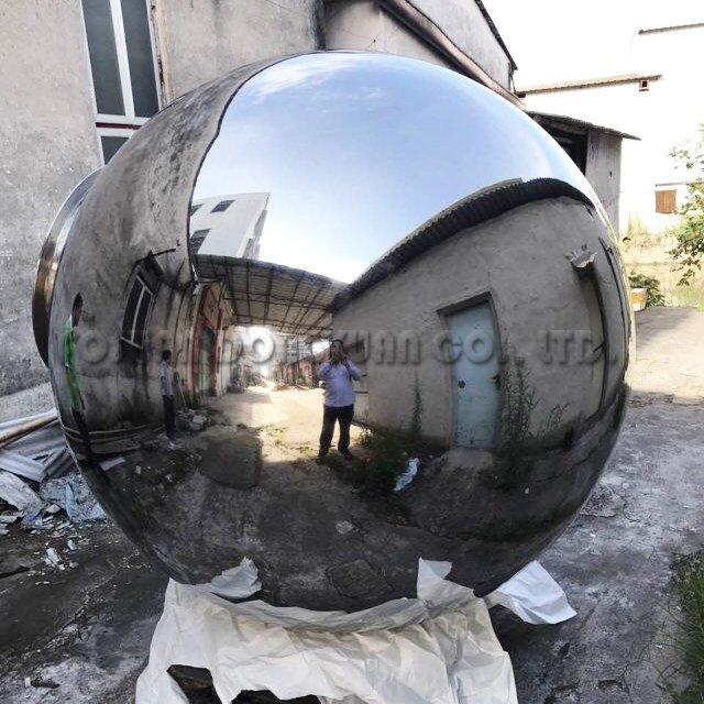DONGYUAN Large Shiny Stainless Steel Ball Stainless Steel Decoration Ball image23