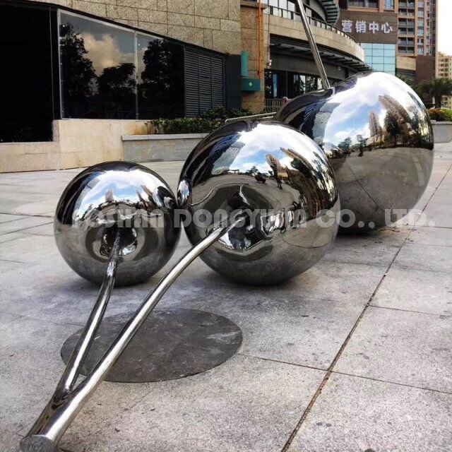 DONGYUAN Mirror Polished Stainless Steel Cheery Sculpture Metal Sculpture (of Stainless Steel/Iron/Metal Alloy) image8