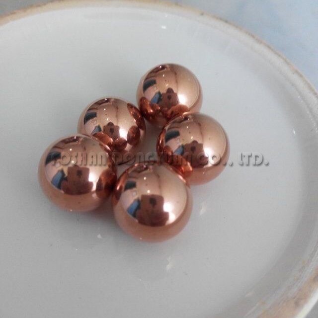 DONGYUAN 16ｍｍ Polished Solid Copper Balls Carbon  / Brass /Alu  Ball image4