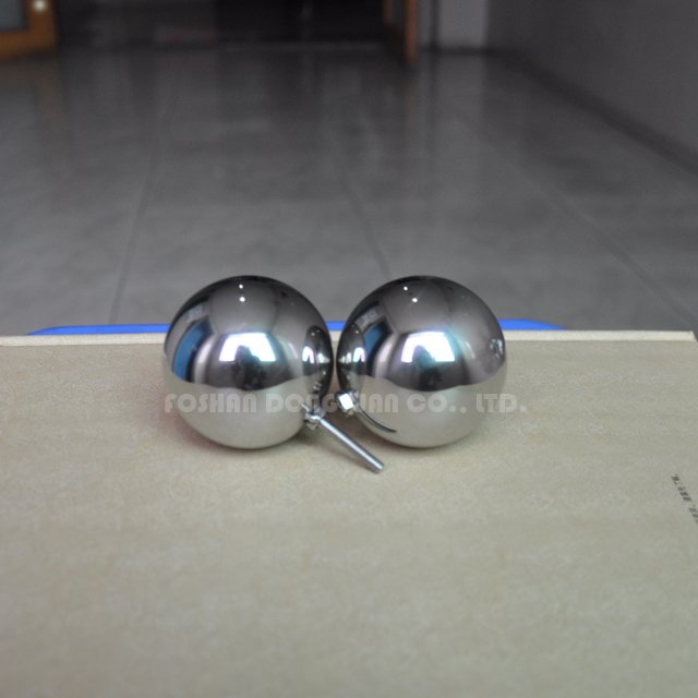 DONGYUAN 25mm Polished Stainless Steel Hollow Ball with M4 Male Screw Stainless Steel Decoration Ball image14