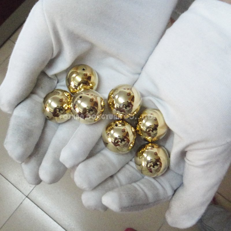 DONGYUAN 20mm Polished Hollow Brass Ball Carbon  / Brass /Alu  Ball image3