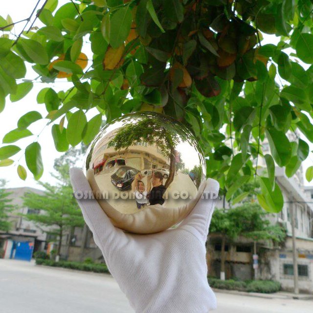DONGYUAN 120mm Polished Hollow Brass Ball Carbon  / Brass /Alu  Ball image1