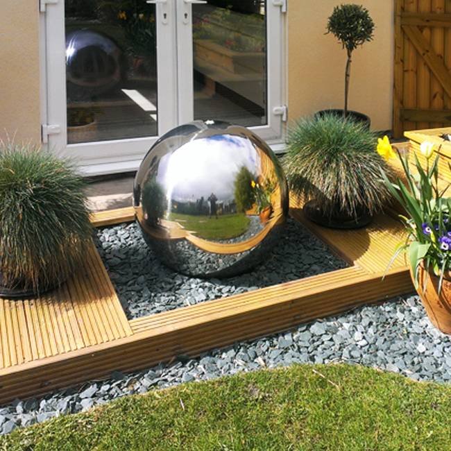 DONGYUAN Garden Fountain Sphere Stainless Steel Decoration Ball image25