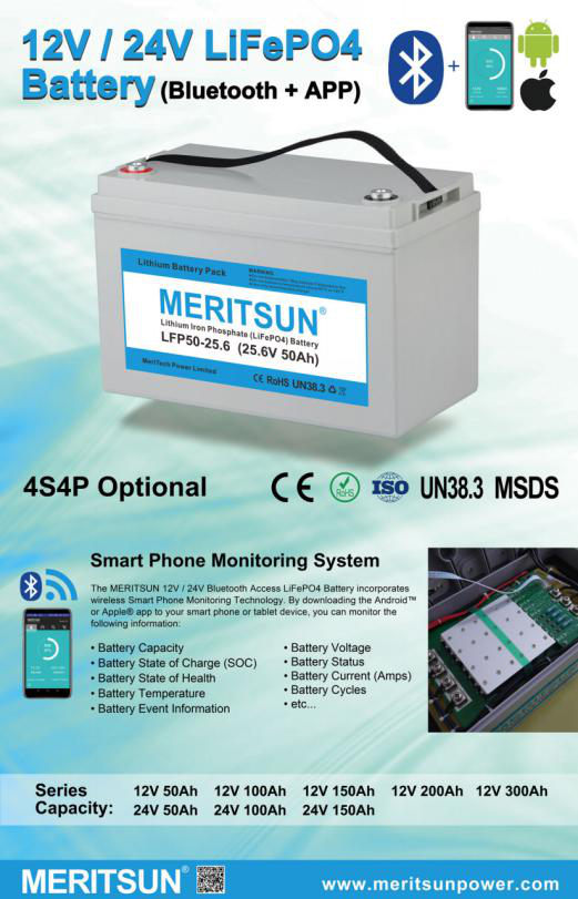 Bluetooth+APP lifepo4 battery
