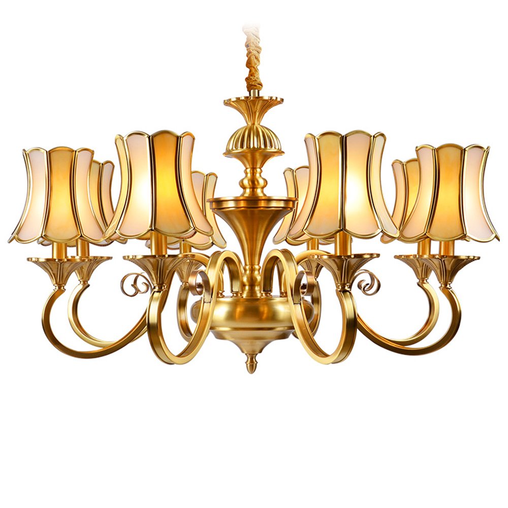 EME LIGHTING Decorative Chandeliers (EAD-14009-8) Brass Chandelier image112