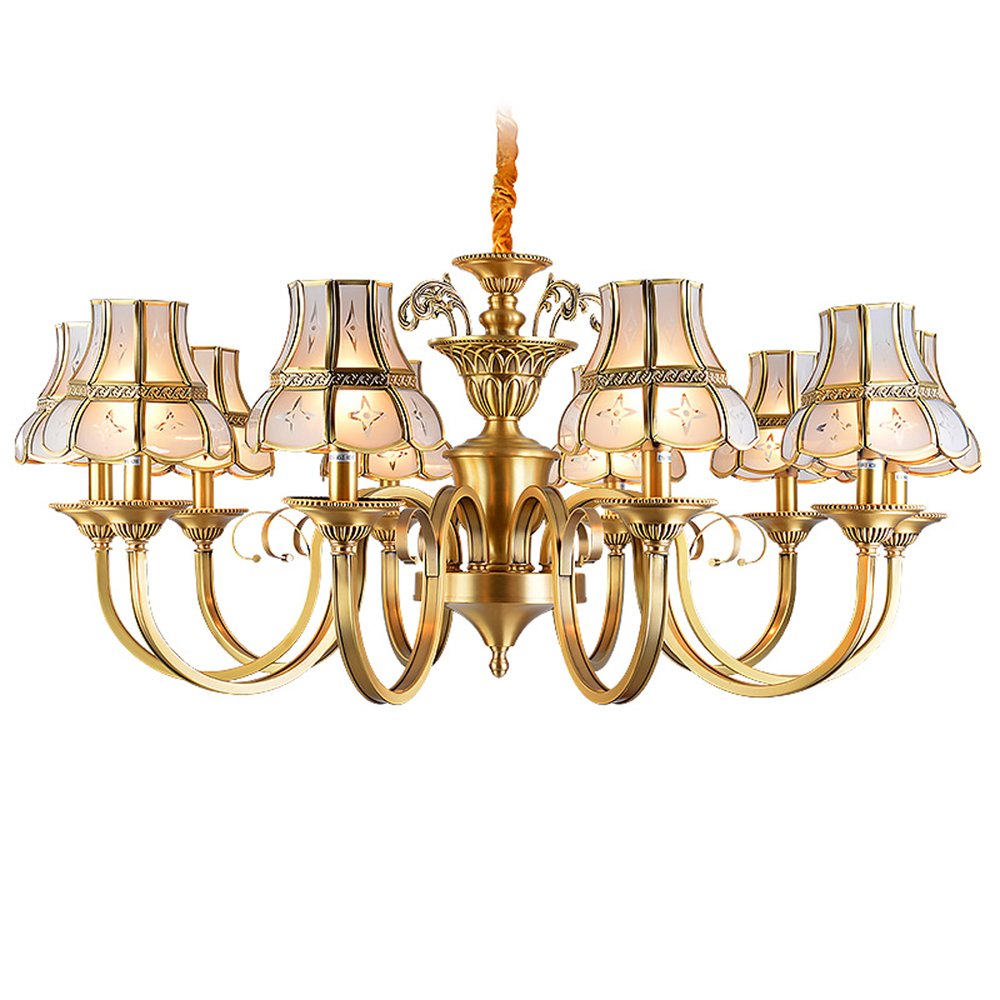 EME LIGHTING Hanging Chandelier (EAD-14010-10) Brass Chandelier image105