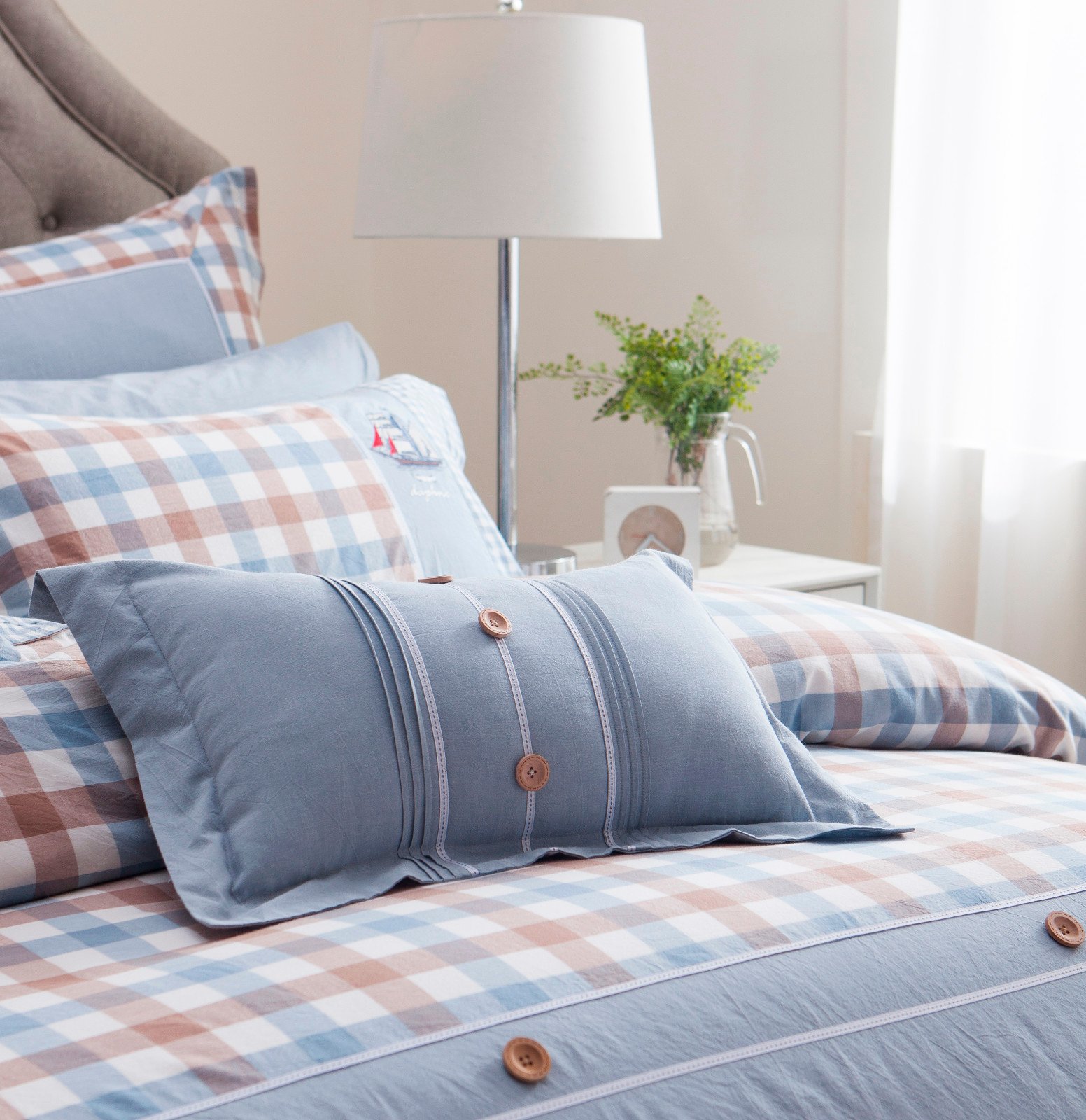 Daphne Lovely Joint Cotton Bedding Set #6822 100% Cotton Printed image40