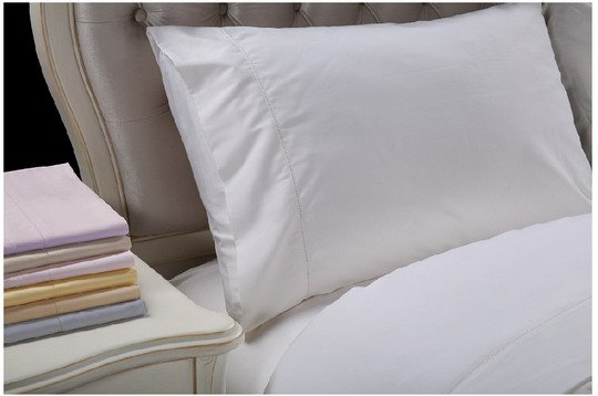 Daphne Modern and Simple Style Hemstitch Solid Home Bedding Set Solid Color Bedding image3