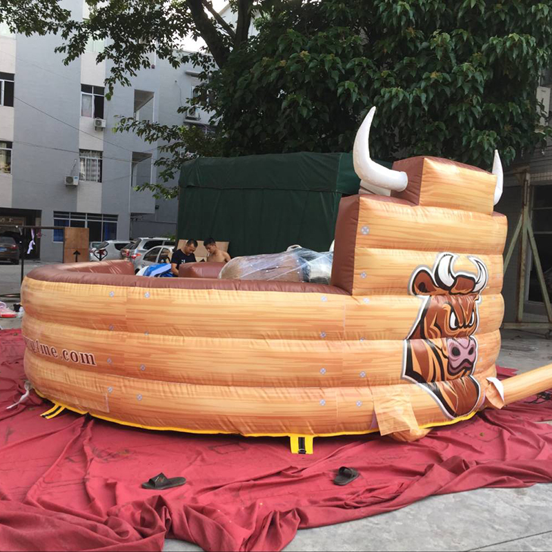 JOY inflatable Bull Riding Machine Crazy Rodeo Bull Fight Inflatable sports image179