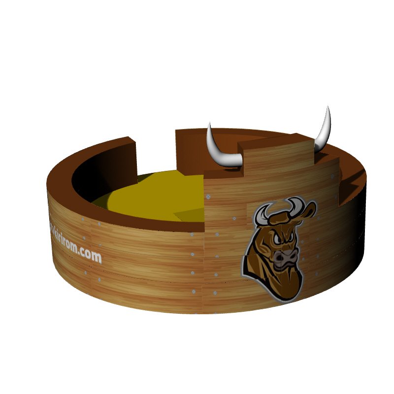 JOY inflatable Bull Riding Machine Crazy Rodeo Bull Fight Inflatable sports image179