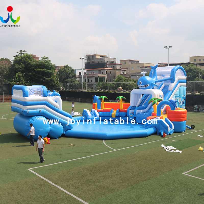 JOY inflatable Inflatable Water Slide Games with Swimming pool inflatable funcity image25