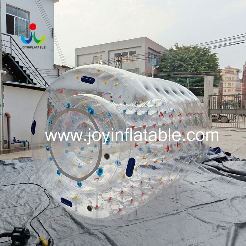 JOY inflatable CE Certified inflatable Water Rolling Ball For Floating On The Water elements of inflatable floating water park image14